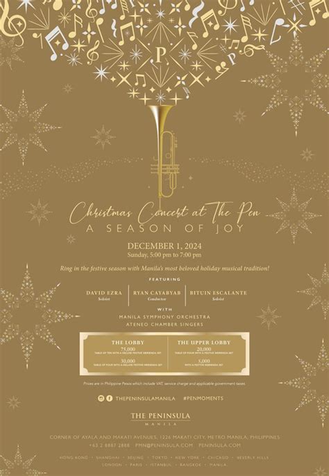ryan cayabyab concert 2024|Christmas Concert at The Peninsula Manila Is Back.